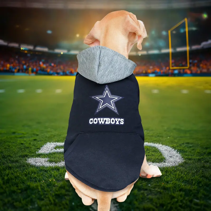 Sudadera Color Negro De Los Dallas Para Perro 1