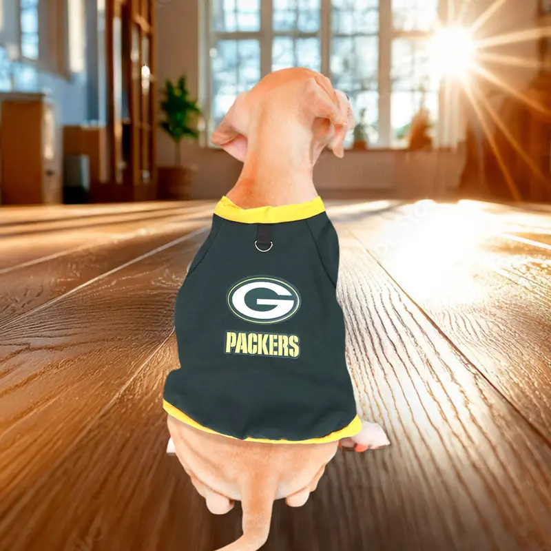Sudadera Color Verde De Los Packers Para Perro 1