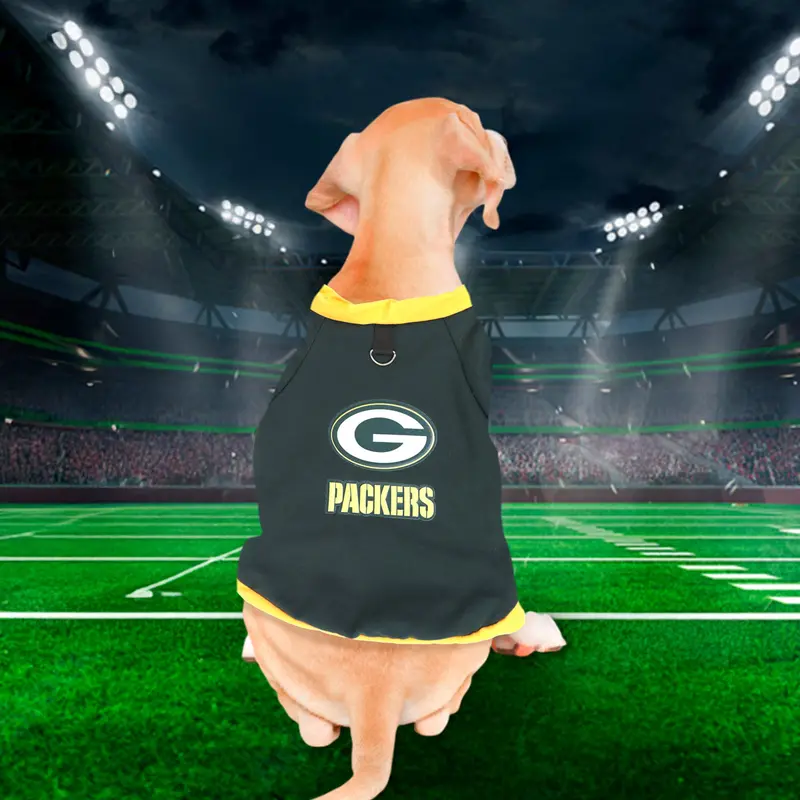 Sudadera Color Verde De Los Packers Para Perro 2