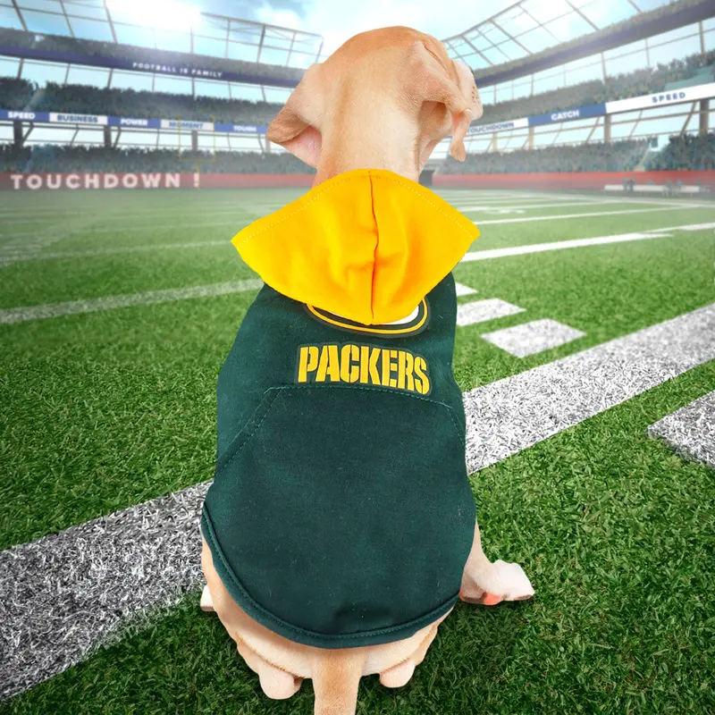 Sudadera De Los Packers Nfl Para Perro 1