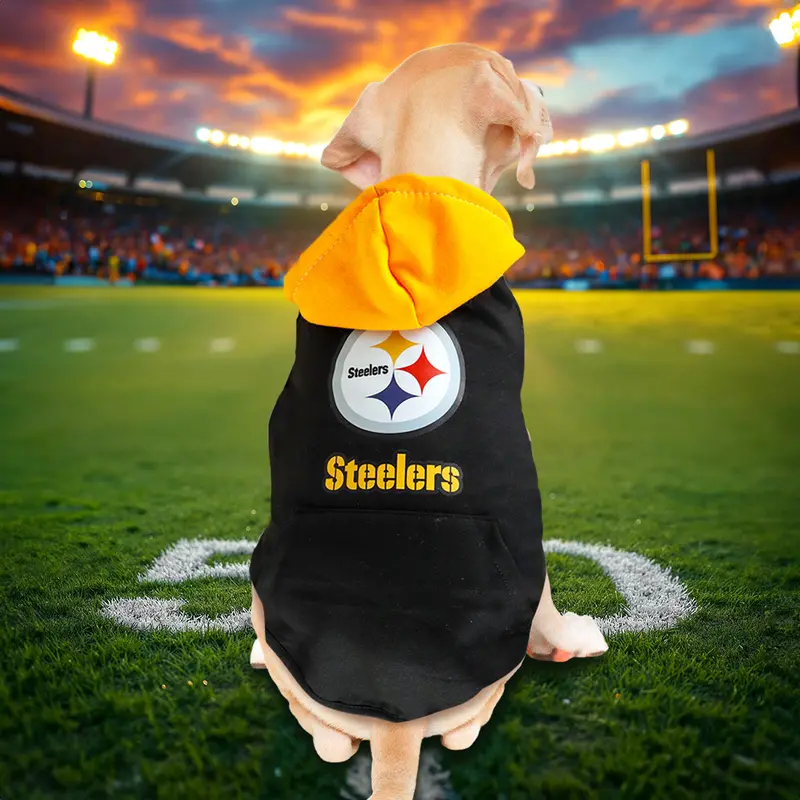 Sudadera De Los Steelers Nfl Para Perro 1