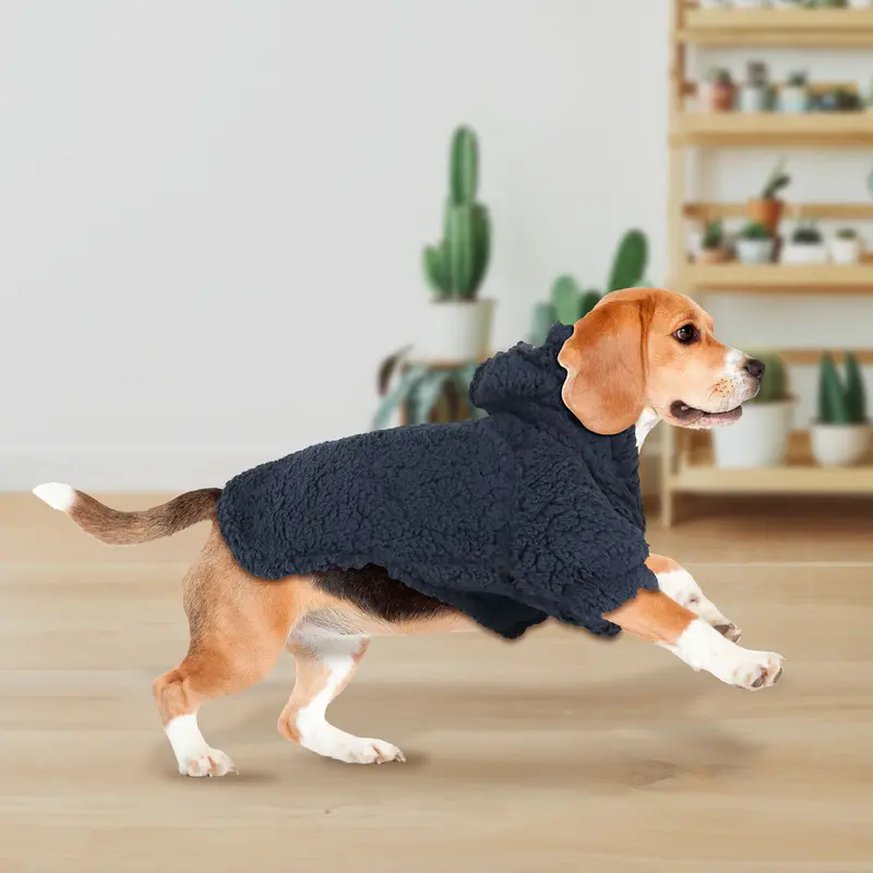 Sudadera Invernal Color Azul Para Mascota 1