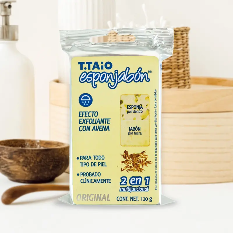 T.Taio Esponjabón Exfoliante Con Avena 120G 1