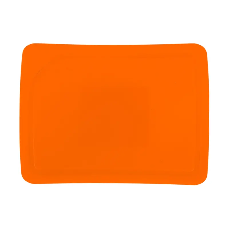 Tabla Para Picar De Plástico, Color Naranja 2