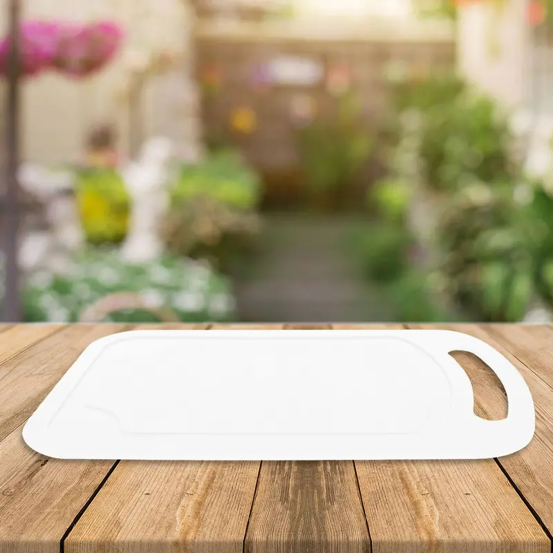 Tabla Para Picar, Plástico, Color Blanco 2