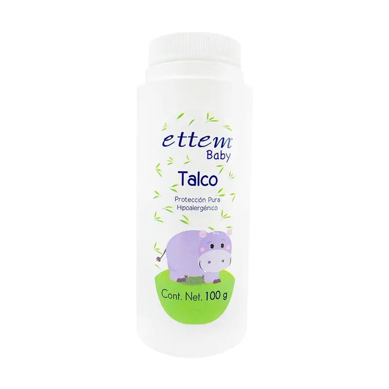 Talco Para Bebé Ettem Hipoalergénico 100G 2