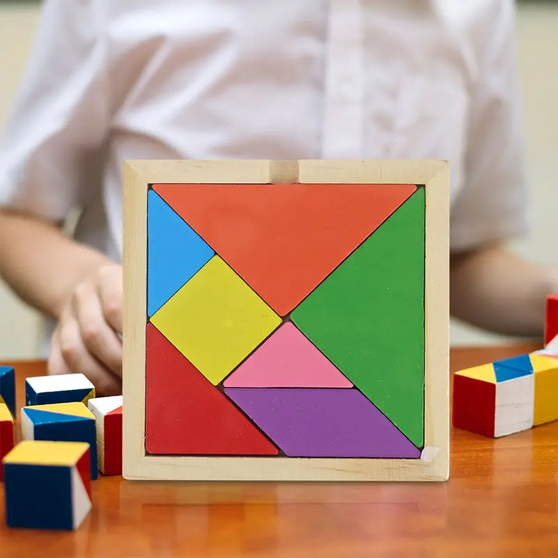 Tangram Rompezabezas De Colores 1