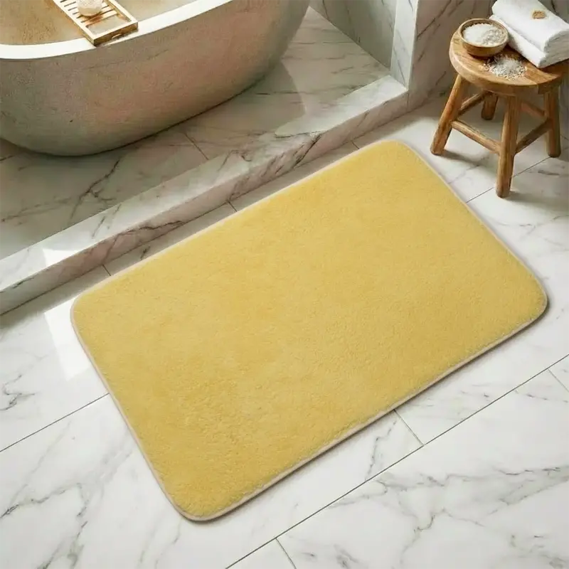 Tapete, Color Amarillo, Rectangular 2