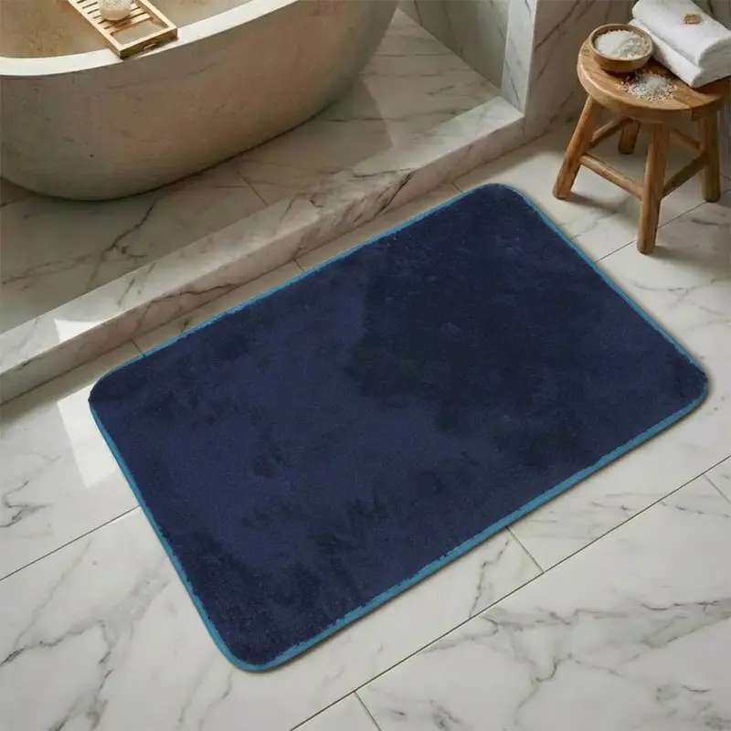Tapete, Color Azul Marino, Forma Rectangular 1