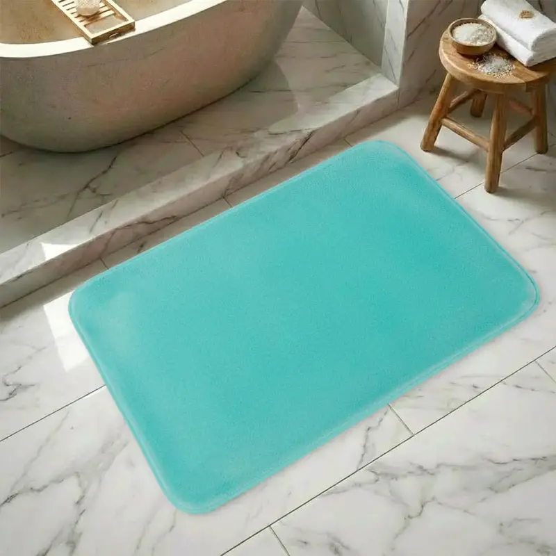 Tapete, Color Azul, Rectangular 1