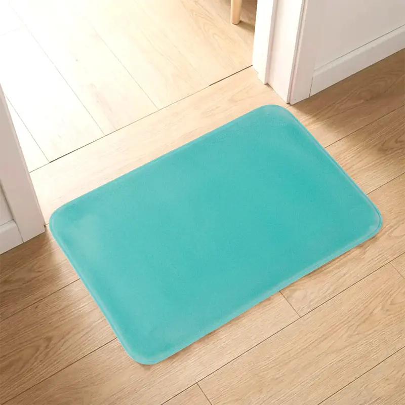 Tapete, Color Azul, Rectangular 2