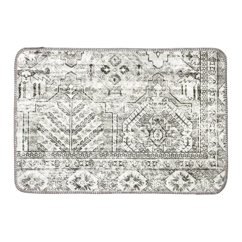 Tapete Color Gris, Diseño Bohemio, 40X60 Cm 2