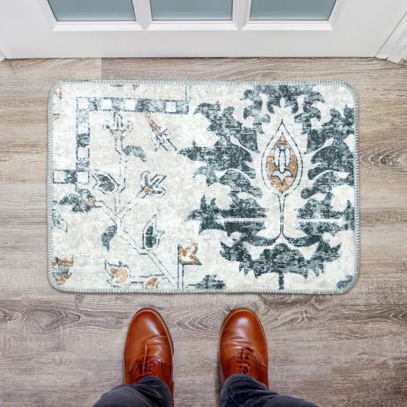 Tapete Con Diseño Vintage Beige, 40X60 Cm 1