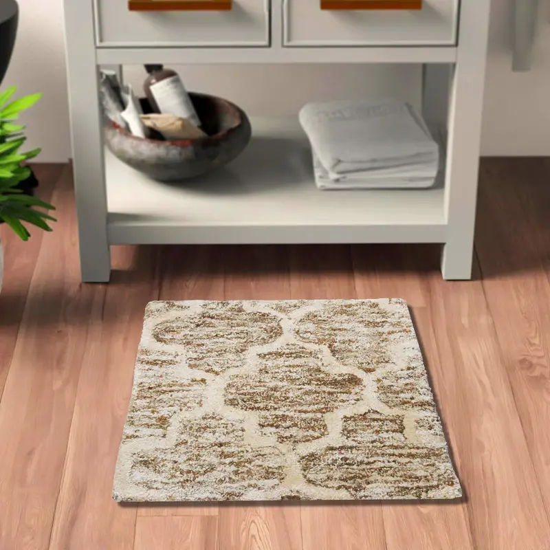 Tapete Cuadrado, Color Beige 1