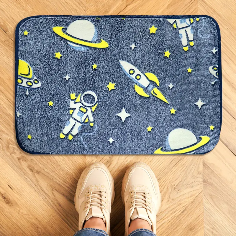 Tapete De Espacio Suave Color Gris, 40X59cm 2