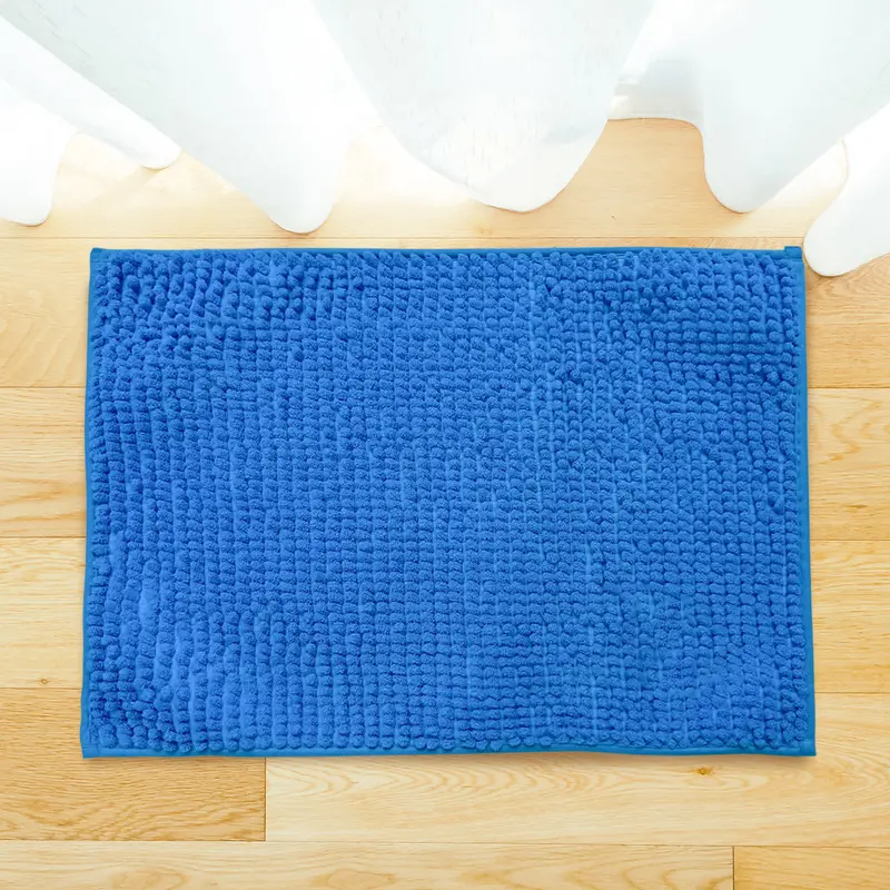 Tapete Decorativo Afelpado Color Azul, 40X60cm 2
