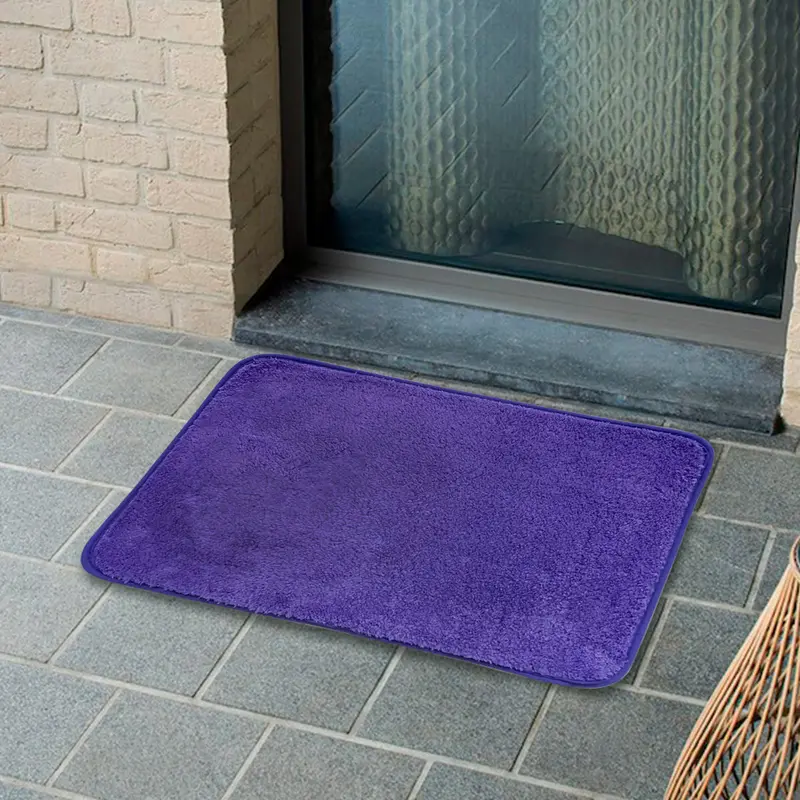 Tapete Decorativo Afelpado Color Morado, 35X55cm 1