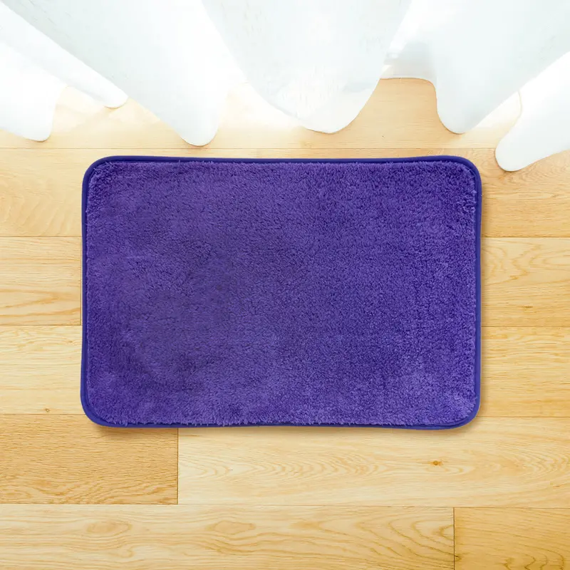 Tapete Decorativo Afelpado Color Morado, 35X55cm 2