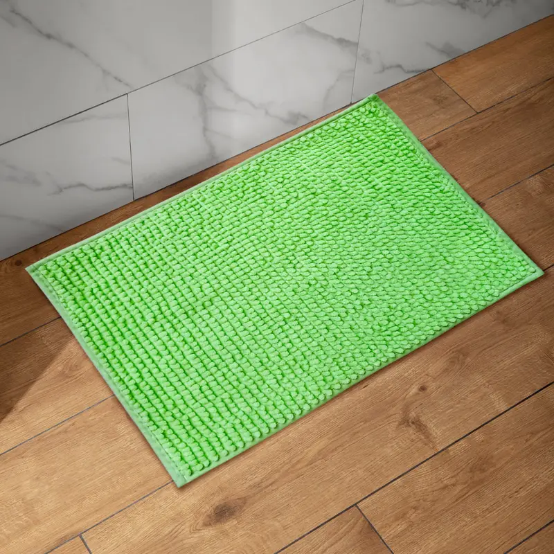 Tapete Decorativo Afelpado Color Verde, 40X60cm 1