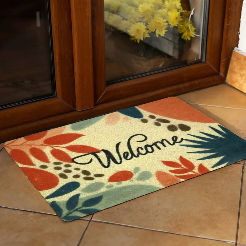 Tapete Decorativo Con Diseño De Hojas, Home, 38X58cm 1