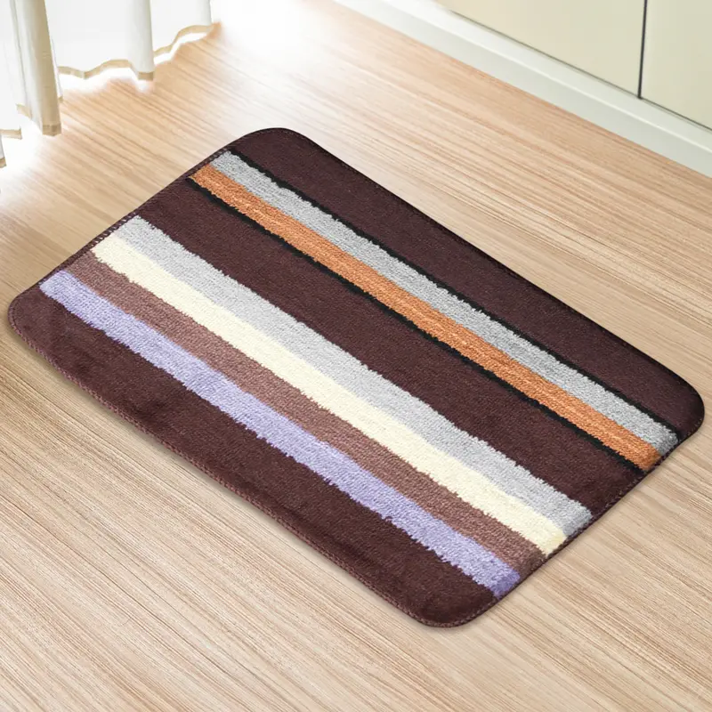 Tapete Decorativo Con Diseño De Líneas Color Café Con Gris 37X57cm 1