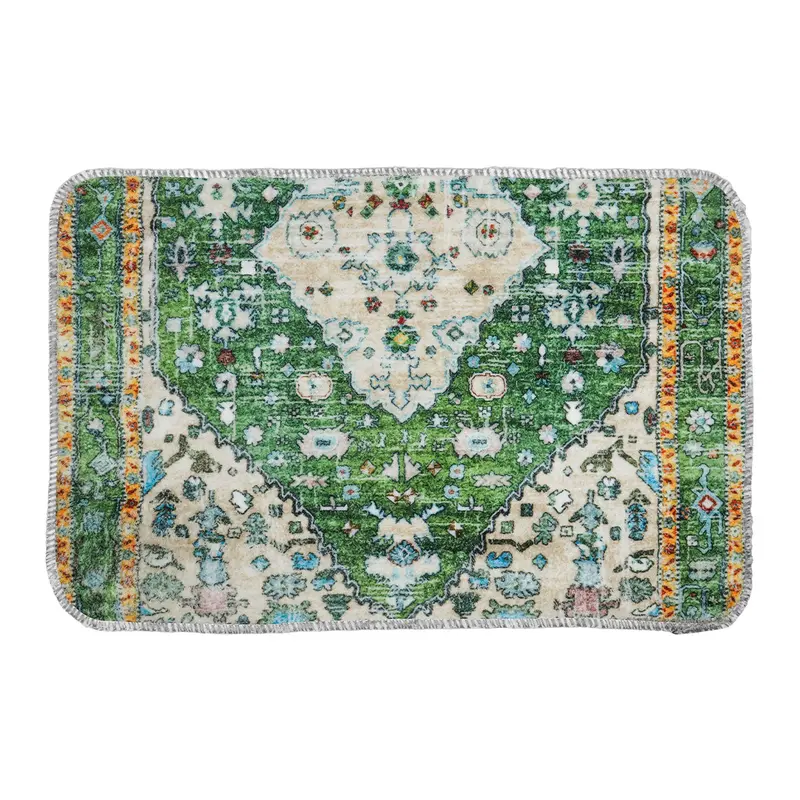 Tapete Diseño Bohemio, Color Verde, 40X60 Cm 2
