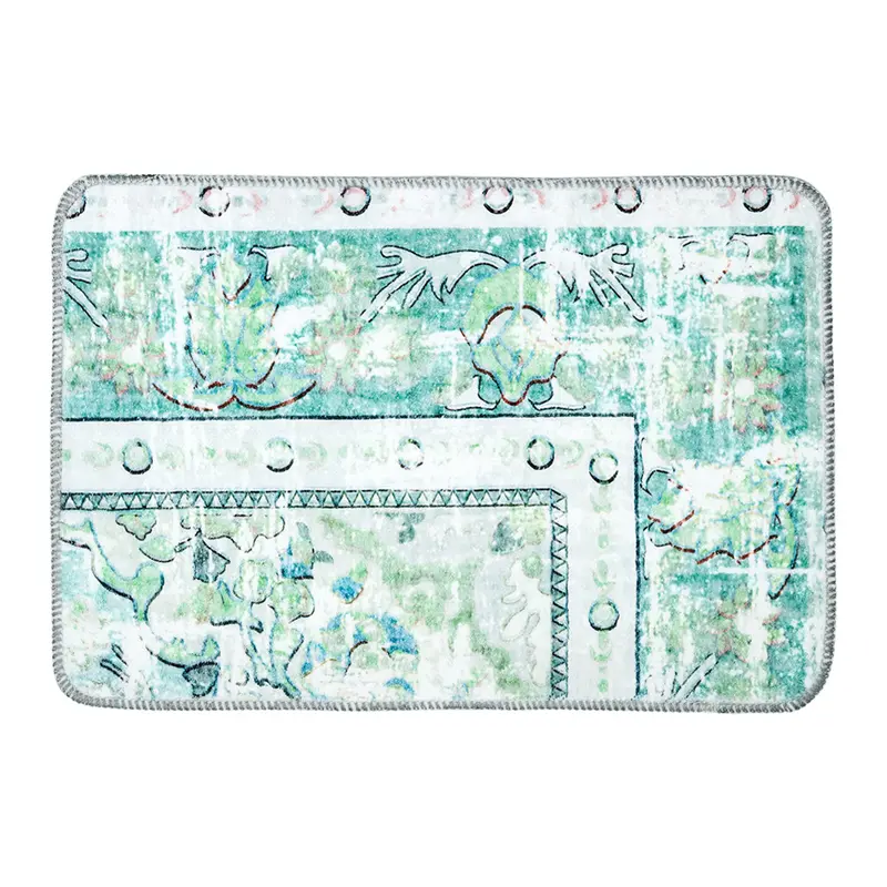 Tapete Diseño Vintage, Color Verde, 40X60 Cm 2