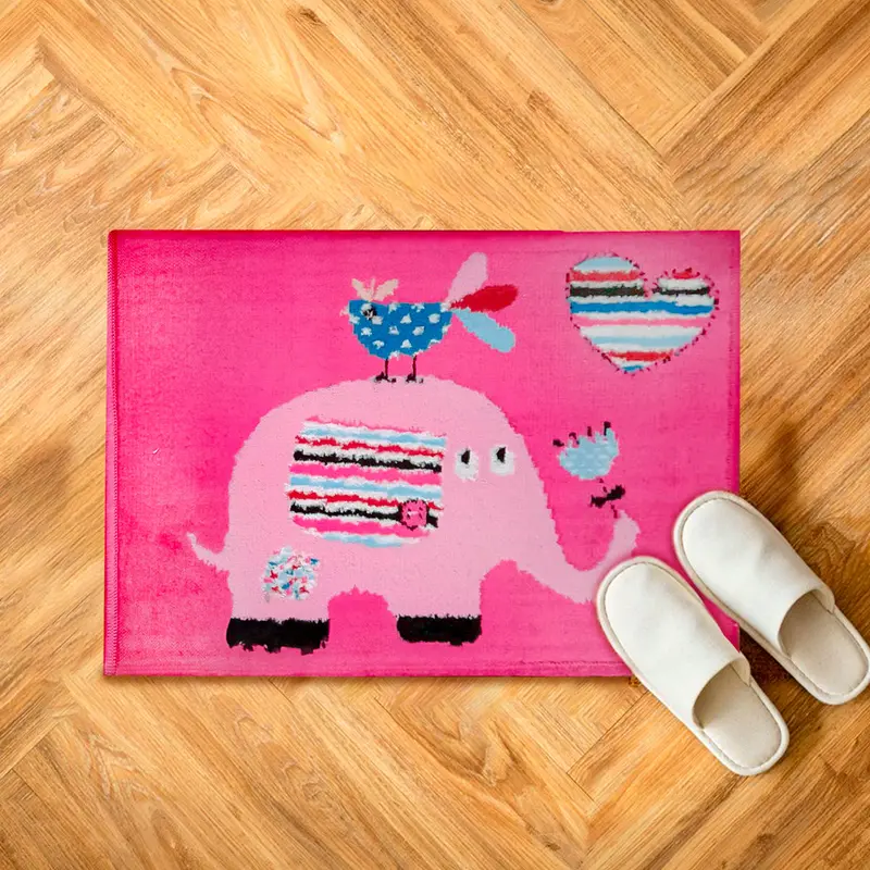 Tapete Elefante Rosa, 40X60 Cm 1