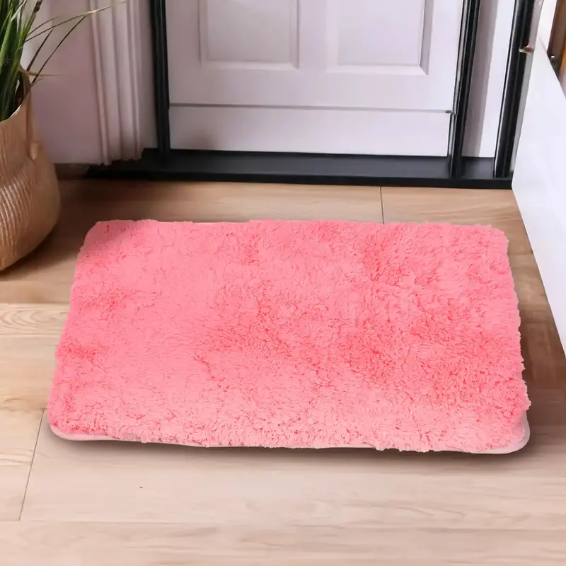 Tapete, Forma Rectangular, Color Rosa 1