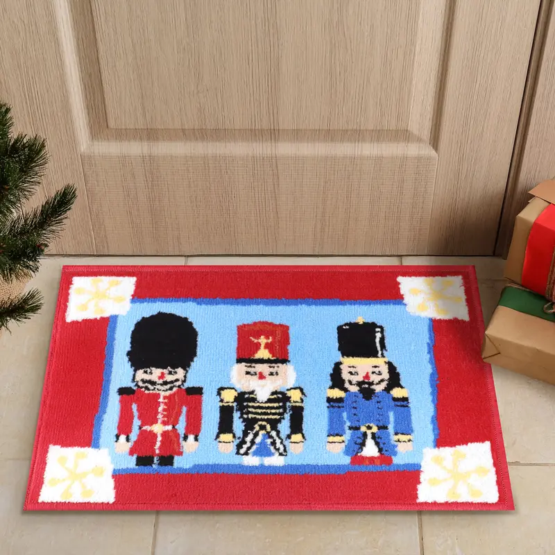 Tapete Navideño, Cascanueces, 40X60 Cm 1