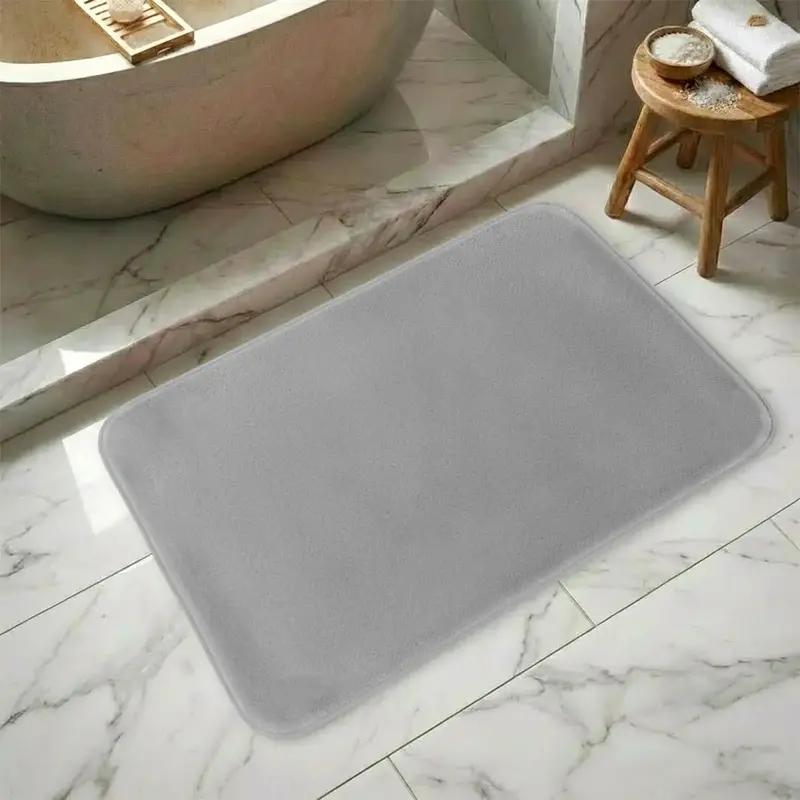 Tapete, Rectangular, Color Gris 1
