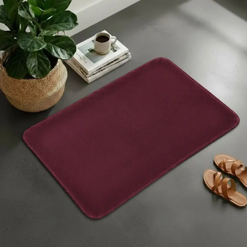 Tapete, Rectangular, Color Vino 1