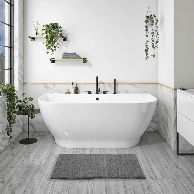 Tapete Soft Home Oxford/Gris 60X90 Cm 1
