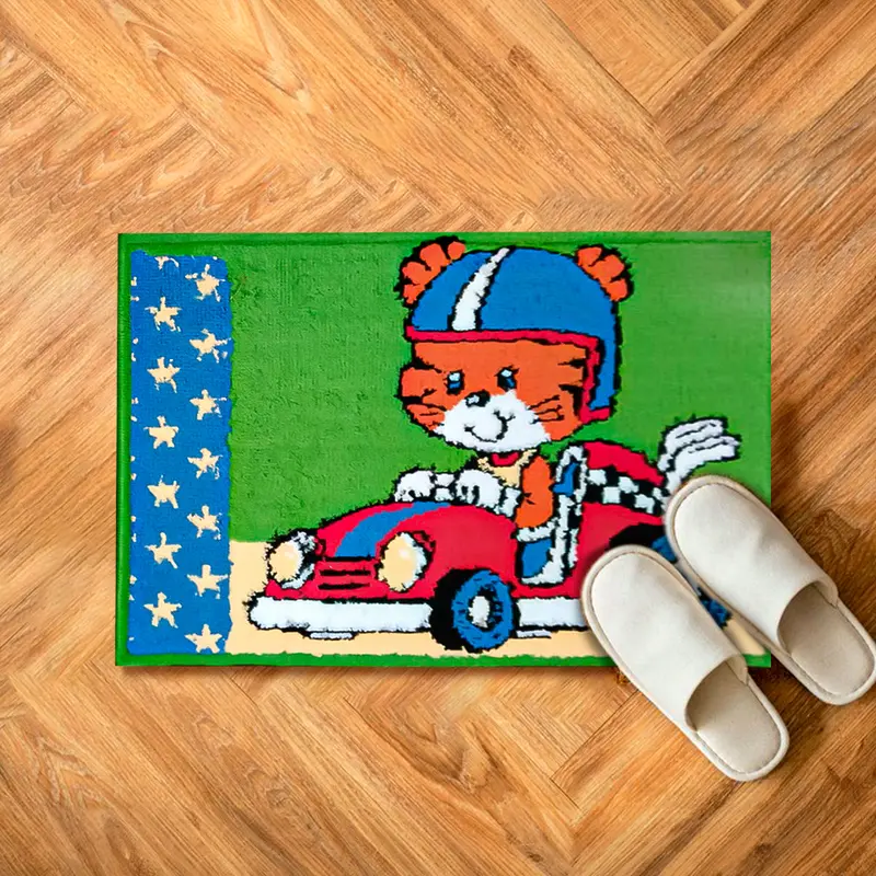 Tapete Tigre En Coche, 40X60 Cm 1