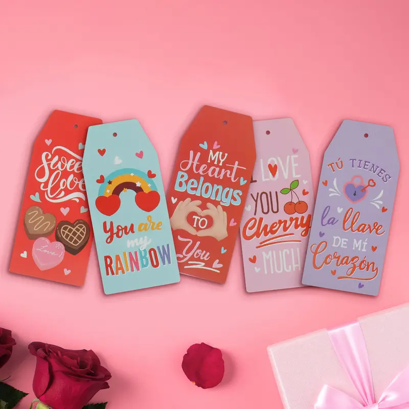 Tarjetas Para Regalo De San Valentín, 5 Pza 2