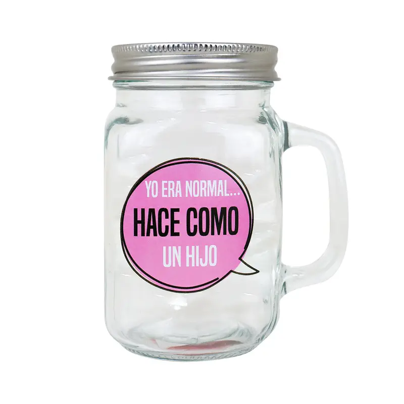Tarro De Cristal Con Tapa, Diseã±O De DãA De La Madre 2