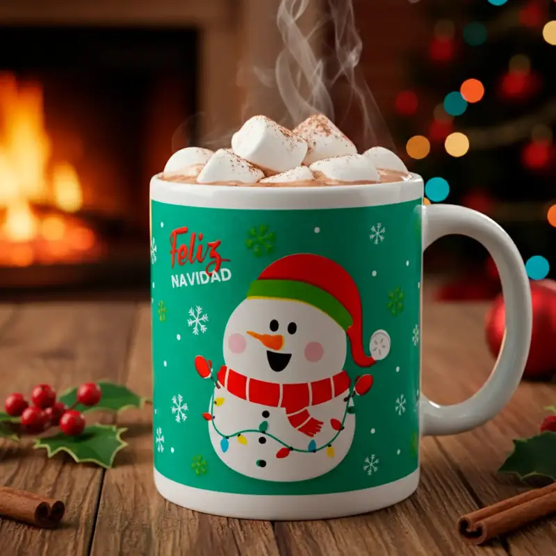 Taza Con Dulces, Muñeco De Nieve, 56 Gr 1