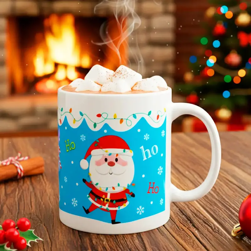 Taza Con Dulces, Santa, Color Azul, 56 Gr 1