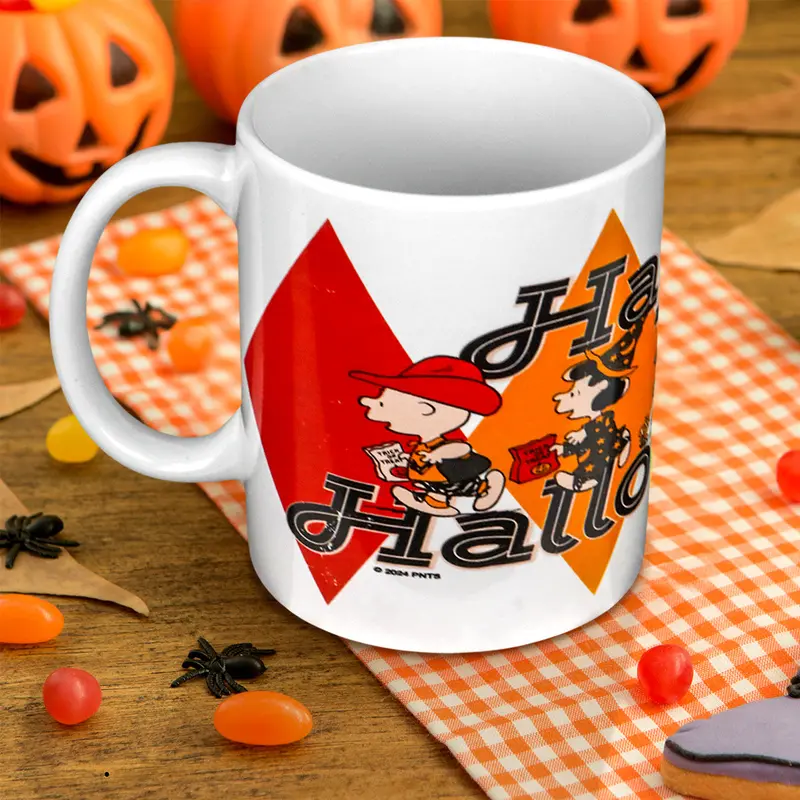 Taza De Cerámica Con Diseño De Happy Halloween, Peanuts 2