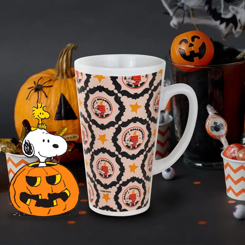 Taza De Cerámica Con Diseño De Peanuts Halloween 1