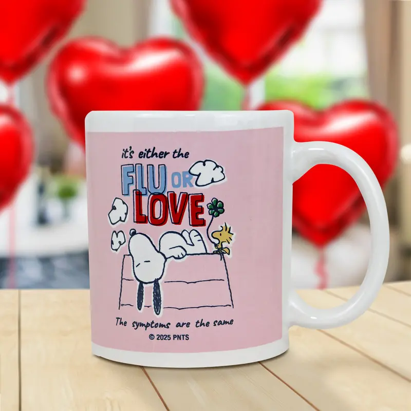 Taza De Cerámica Peanuts "Love", 350Ml 1