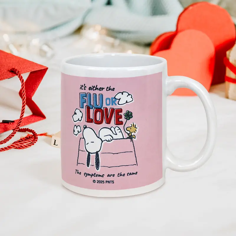 Taza De Cerámica Peanuts "Love", 350Ml 2