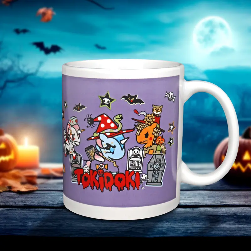 Taza Tokidoki De Cerámica Con Diseño De Halloween 1