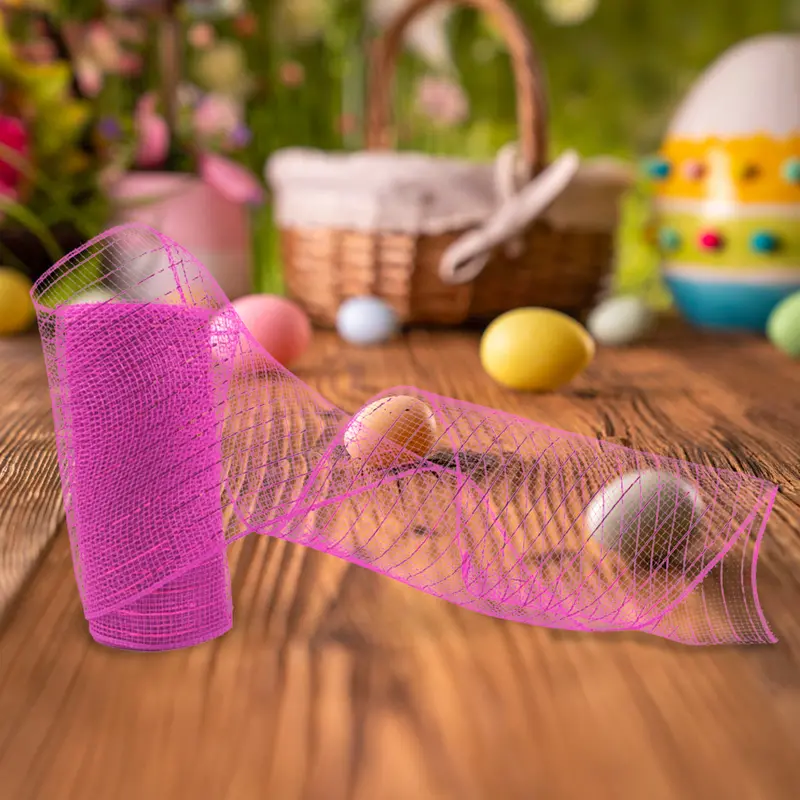 Tela Decorativa Mesh, Color Rosa 1