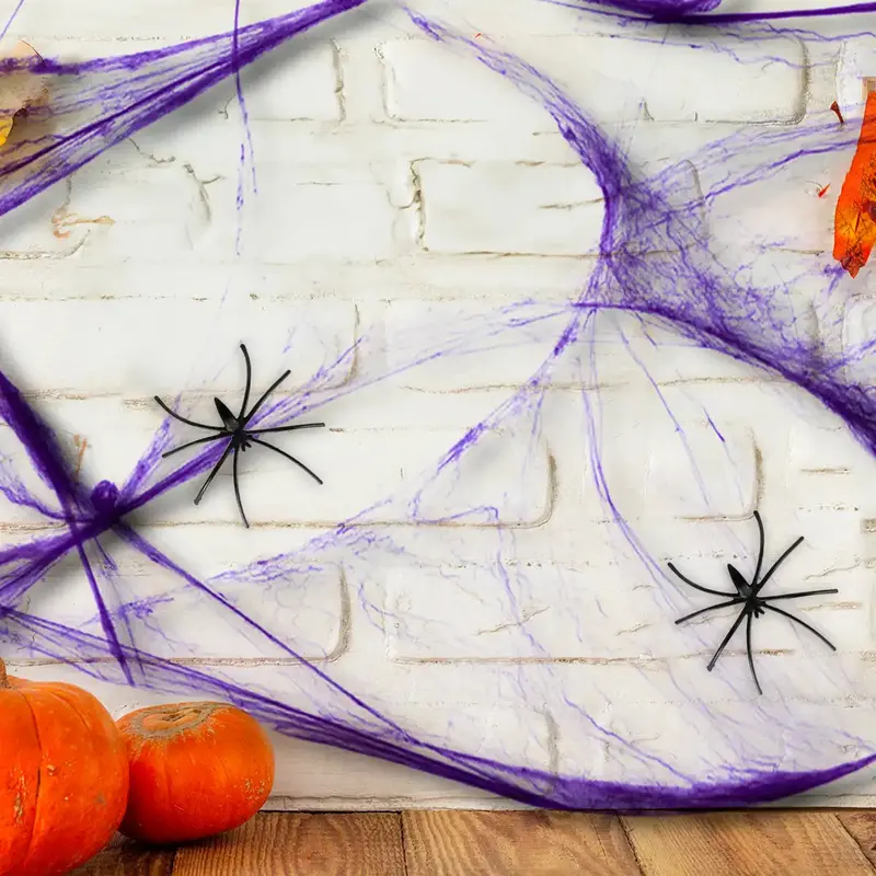 Telaraña, Color Morado, Halloween 1