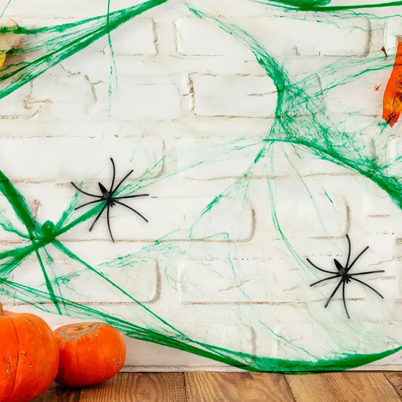 Telaraña, Color Verde, Halloween 1