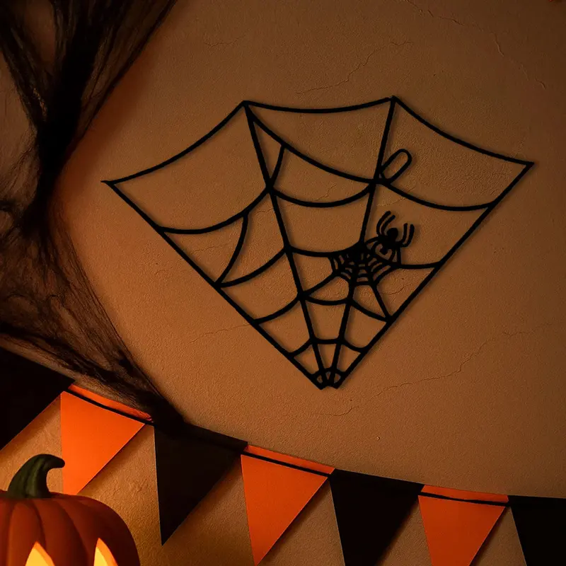 Telaraña, Decoración Colgante, Color Negro 1