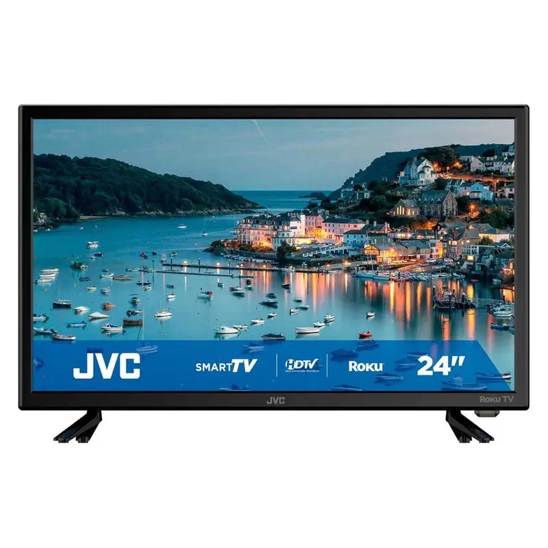 Televisión Pantalla 24 Pulgadas Jvc Roku Tv Hd Si24r 1