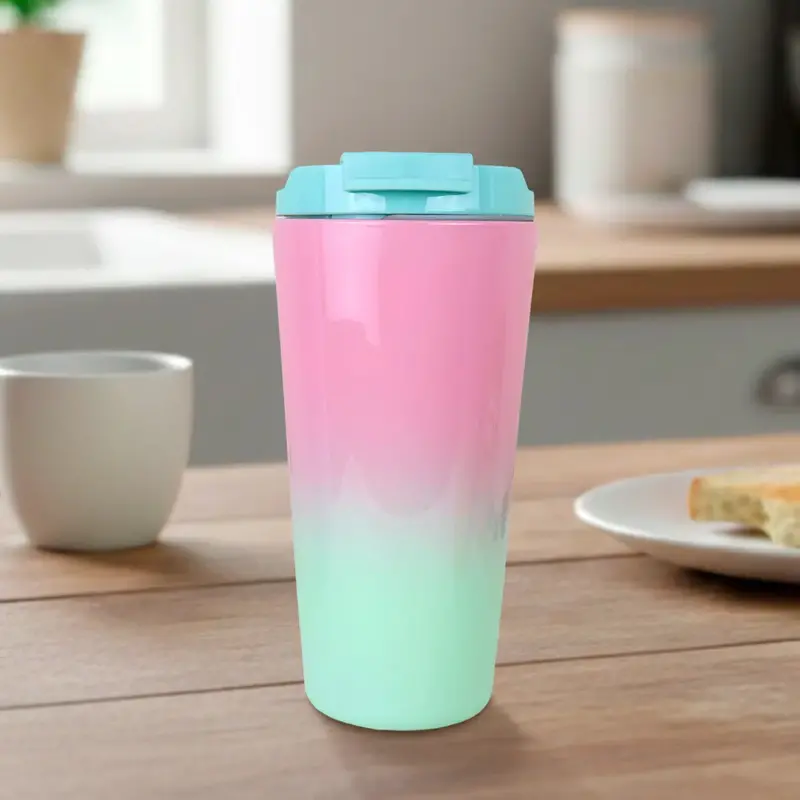 Termo De Plástico, Color Rosa, 750 Ml 2