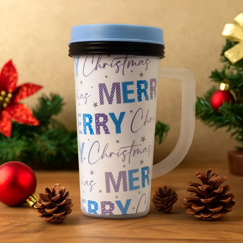 Termo, Diseño Navideño, Merry Christmas, 473 Ml 1